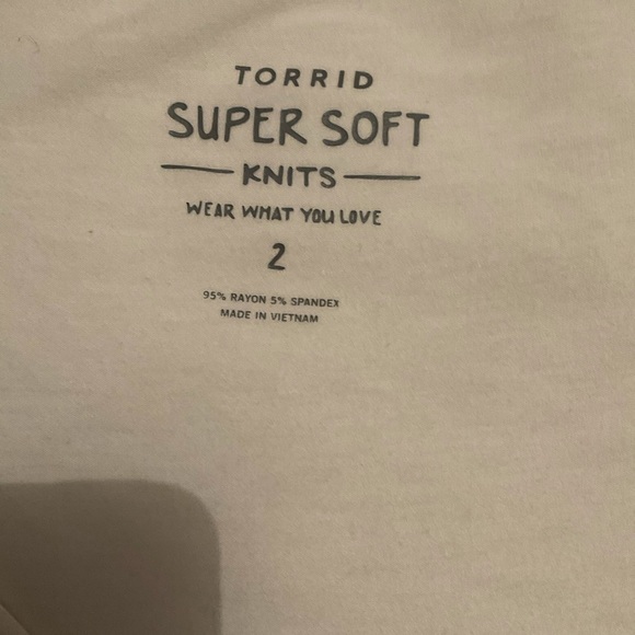 White Torrid tank size 2x - Picture 4 of 4